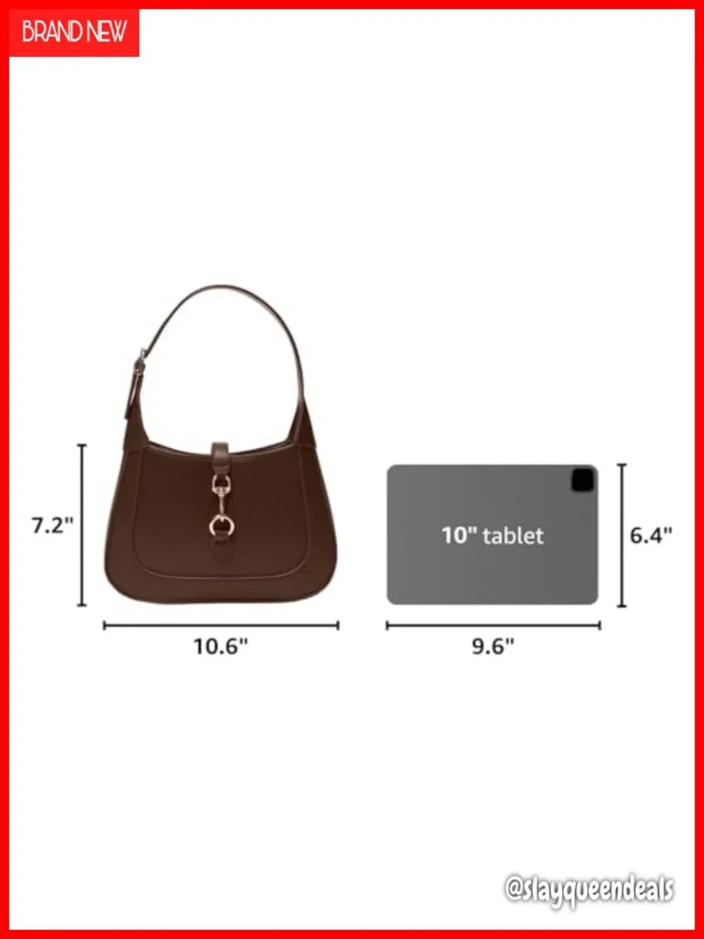 Small Faux Leather Hobo Crossbody Bag with Adjustable Strap